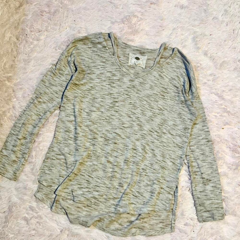 Cupio Marbled‎ Minimalist Beige Norm Core Cozy Cottage Core Indie Hippie Sweater